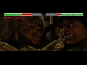 Hulk vs Abomination...with healthbars