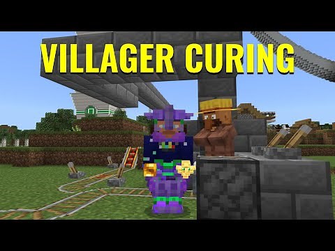 How To INFECT and CURE Villagers in Minecraft
