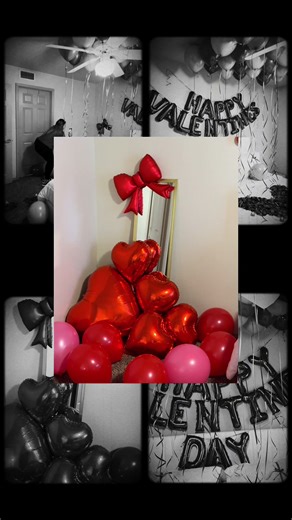 Happy Valentine’s Day ❤️✨ Romantic room setup by The Proposal Studio. Make this Valentine’s unforgettable 💌#elpaso #elpasotx915 #roomdecor #balloondecor