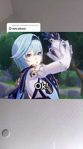 Stylish Genshin Impact Outfit Reveal | Eula Cosplay Video