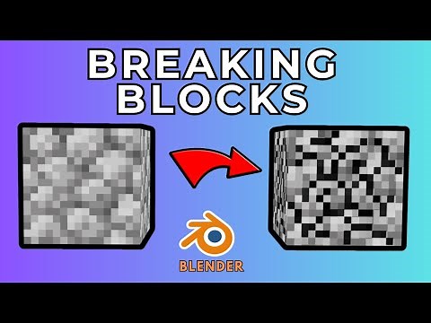 Minecraft Block Breaking Animation Tutorial - Blender 4.0