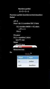 Bac 2024 | Les nombres parfaits