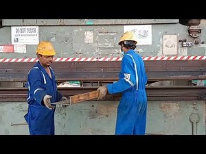 How to bend plate and making channel || bending calculation