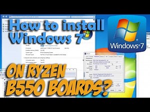 Windows 7 Running on Ryzen B550 Chipset Motherboards?