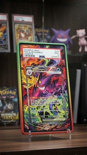 Mega Gengar ex 284-217 SIR SAR Ascended Heroes transformation #animeholder #pokemon #tcg #gengar