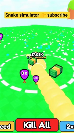 snake simulator in Roblox subscribe 🙂#viralvideo