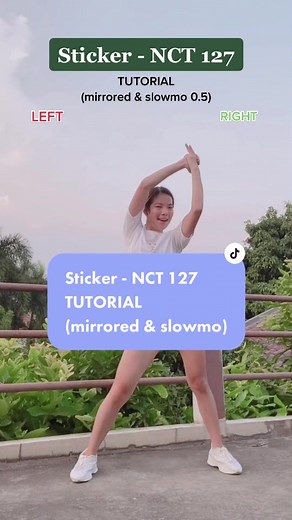 Sticker Dance Tutorial - NCT 127 (Mirrored & Slowmo)