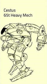 BattleTech: Cestus BattleMech (#mechwarrior #battletech #battletechlore #scifi)