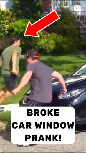 Broke Car Window Prank 😂🚗 | #funnyshorts
