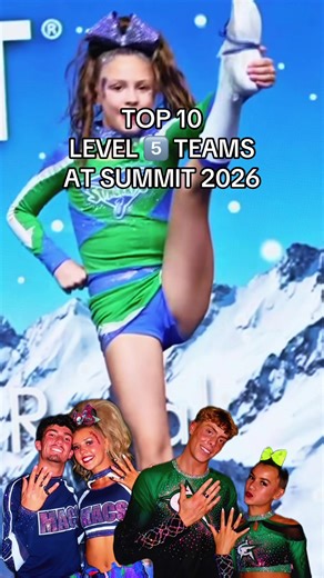 HIGHEST SCORING LEVEL 5 TEAMS AT SUMMIT 2026!🌟🌟 #allstarcheer #summit2026 #level5cheer #cheerleading #diamondshowgirls