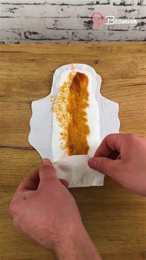 How to wrap a pad before throwing it away #easy #pad #wrap #trick