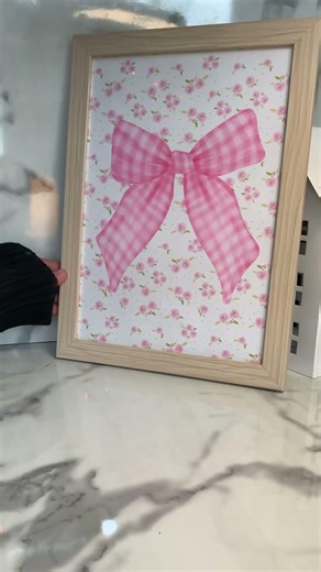 Pinteresty Pink Bow Frame 🌸 Girly Room Decor Ideas | Pink Haul