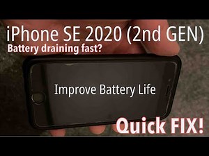 SOLVED🔋: How To Fix iPhone SE 2020 battery drain fast