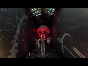 National History Museum Earth Hall Globe Escalator