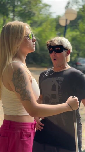 ELA FINGIU QUE ERA CEGA! 😱😱 #shorts