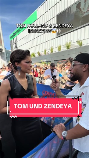 Kleines Interview mit Tom Holland und Zendeya beim Spider-Man Fan Event#foryou #zendeya #tomholland #spiderman