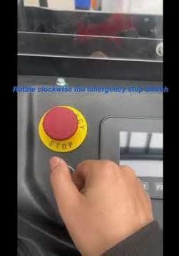 Preparations before electric order picker operation