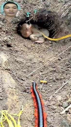 Oh no!!! The monkey jumps away when the sneaky millipede crawls too close #shorts #millipede #monkey