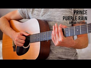 Prince – Purple Rain EASY Guitar Tutorial With Chords / Lyrics