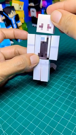 Papercraft Minecraft subscriber @michimhisha #shorts