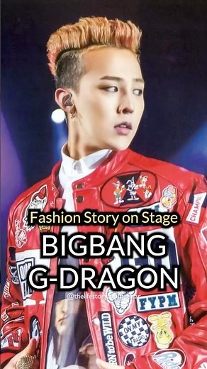 G-DRAGON’s Fashion Story on Stage 💥 #GDRAGON #history #evolution #BIGBANG