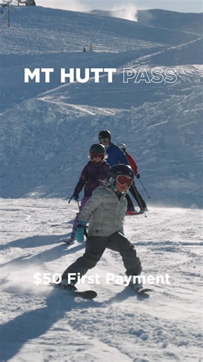 From first turns to hot chocs to park laps, getting your crew into skiing isn’t just fun it’s something they’ll remember forever. Make winter 2026 the one they’ll talk about and lock in your Mt Hutt Season Pass by 31 Oct for the best deal. Instalment options available. | Mt Hutt