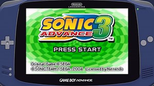 【Sonic Advance 3 索尼克 进化3】GBA 怀旧掌机经典游戏永久高清收藏版【高清60帧】