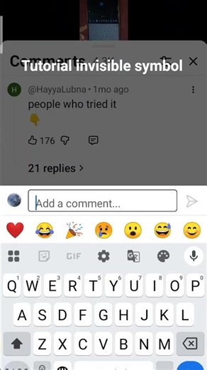 tutorial invisible symbol