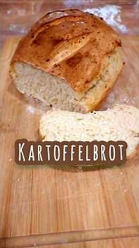 Schnelles Kartoffelbrot. Knusprig, aromatisch, fluffig. Leckere Resteverwertung für Kartoffeln