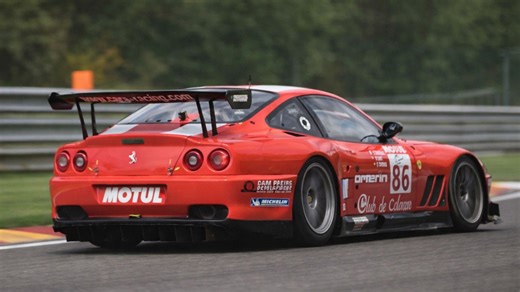 Prodrive Ferrari 550 GTS in full voice