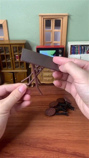 Mini kitchen folding table and chairs #Mini kitchen #Mini food play