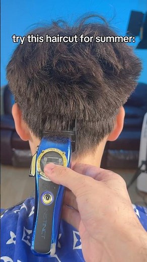 short textured fringe with a blowout taper 🫡 #haircut #hairtransformation #blowouttaper