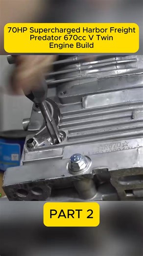 70HP Supercharged Harbor Freight Predator 670cc V Twin Engine Build-1 | nellroberts10