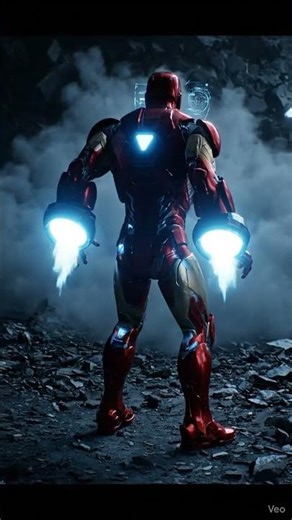 Iron Man Suit Up Entrance in 4K | AI Animation