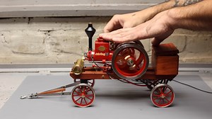 What happens after assembling a Retrol HM-01 engine for the first time