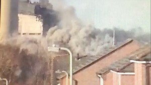 Shocking aftermath of Didcot explosion caught on Snapchat