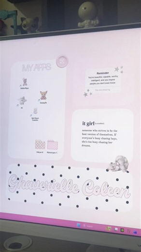 Customized Cute Desktop Setup — CuteCore & Acubi Kpop Aesthetic