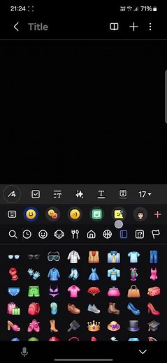 moai emoji on samsung