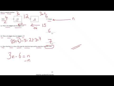 Function Machines KS3 KS2 GCSE Foundation Tier Maths