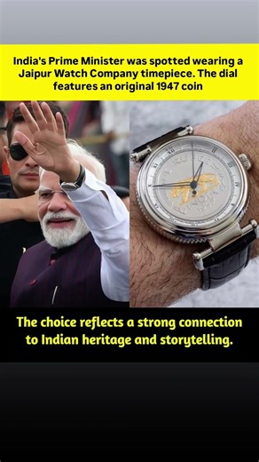 PM Modi Wears 'History on the Wrist'