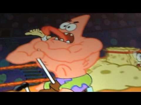 Patrick Licks SpongeBob's foot for 1:48 clip