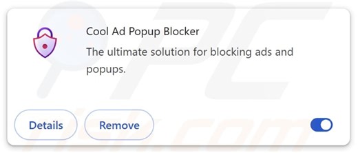 Cool Ad Popup Blocker Adware