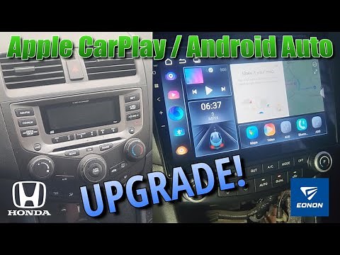 Installing the Eonon HAC1X6 radio (Wireless CarPlay & Android Auto) in a 2006 Honda Accord