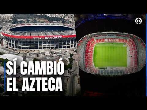 It turned out great… This is what the Azteca Stadium looks like after its complete transformation