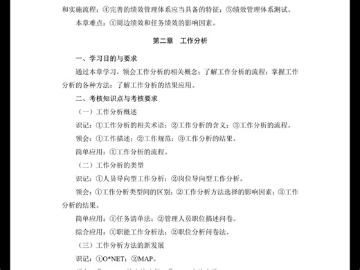 江苏自考13811绩效管理 新版考试大纲