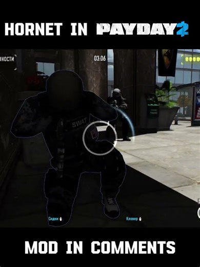 hornet in payday 2 #payday #payday2 #silksong #hornet #mod #mods #hollowknight