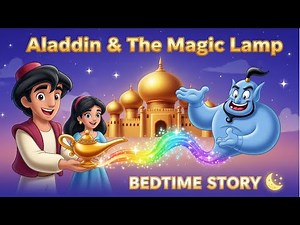 Aladdin & The Magic Lamp 🪔 | Bedtime Story for Kids 🌙| Arabian Fairy Tale