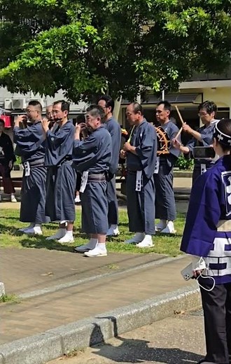 シャギリ（囃子）長崎くんち 打込み（6月1日） 榎津町 Nagasaki Kunchi Japan #shorts #シャギリ #長崎くんち #榎津町 #しゃぎり #笛 #締太鼓