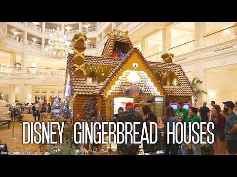 Gingerbread Houses at Disney World & Disneyland Resort