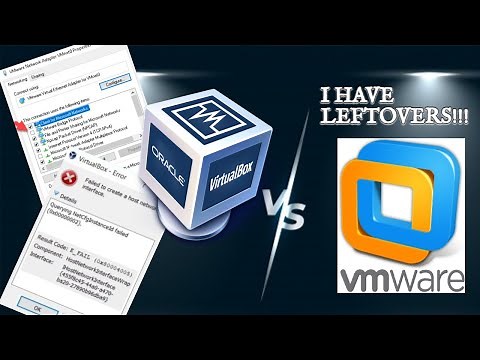 VirtualBox adapter not working (cause of VMware drivers) | Bridge, Host-only problem |